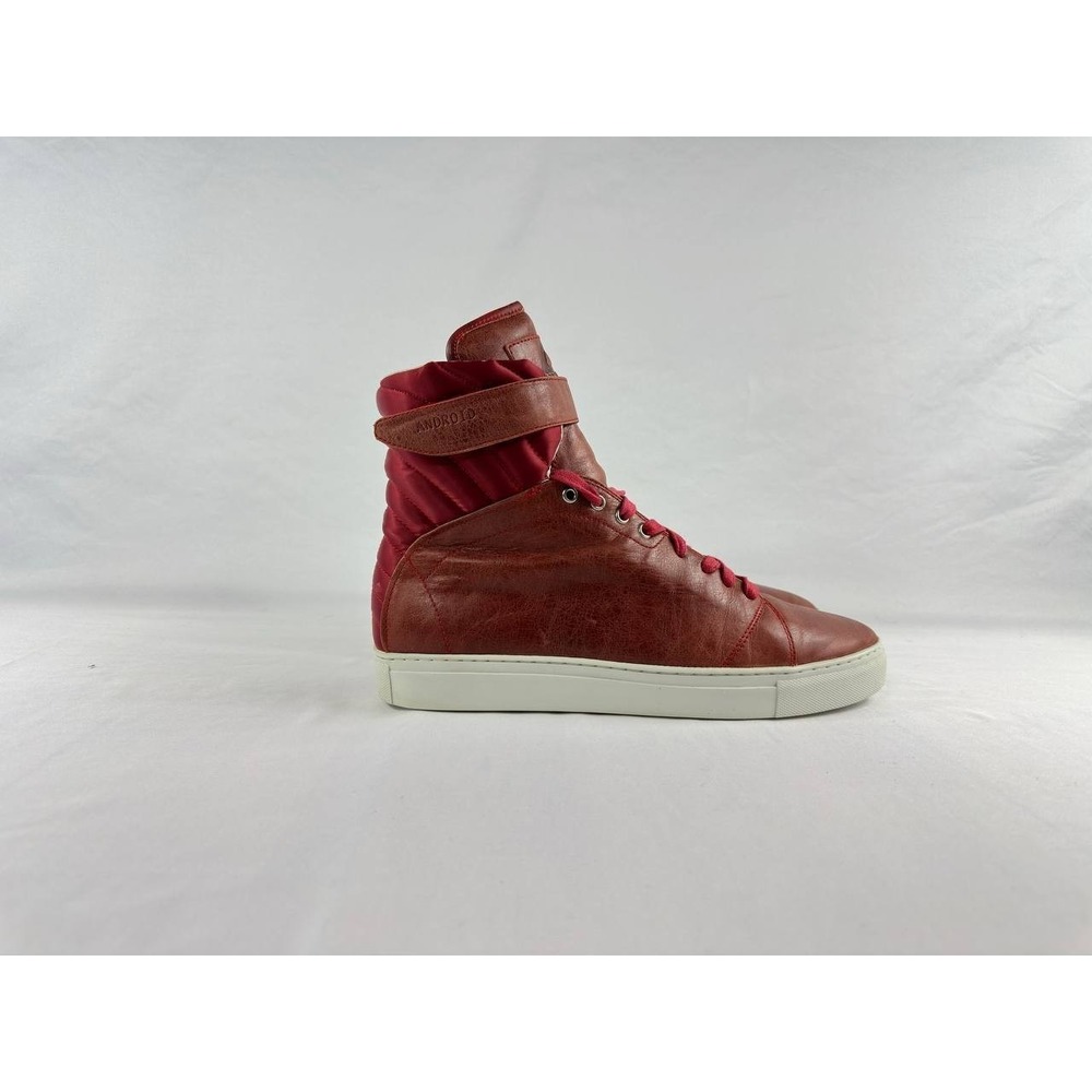 Android Homme Propulsion High Top Leather Sneakers Men's Size 12